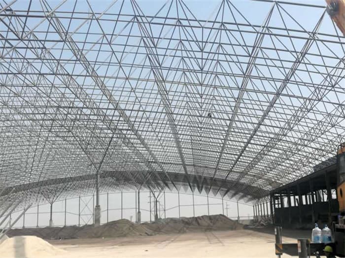衡阳钢厂料仓网架工程
